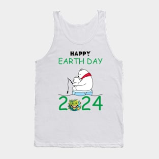 happy earth day 2024 gift april 22 Cute  Lover Tank Top